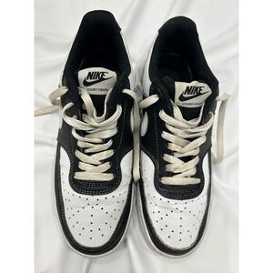 Nike Court Vision Low Womens Black White Panda Sneakers DH3158-003 Size 8.5